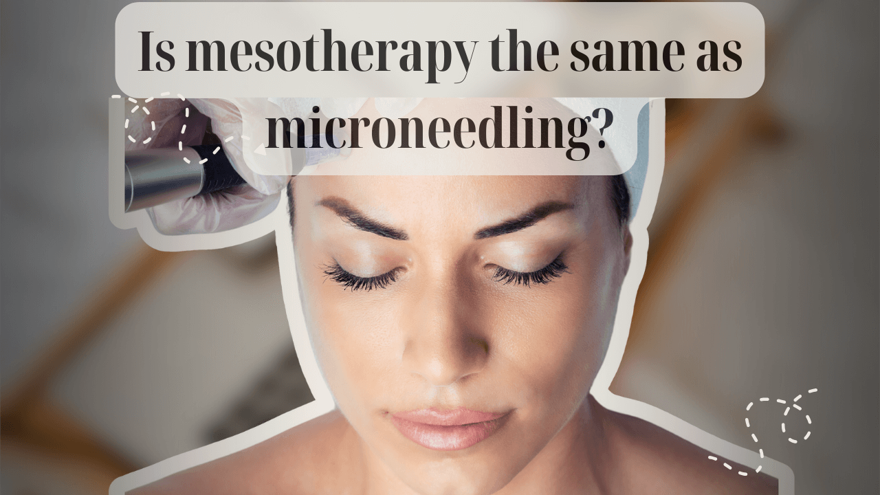 Is mesotherapy the same as microneedling