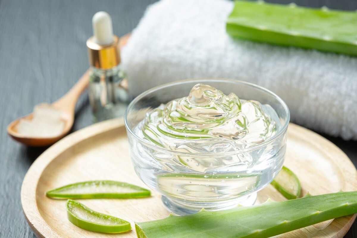Aloe Vera After Microneedling