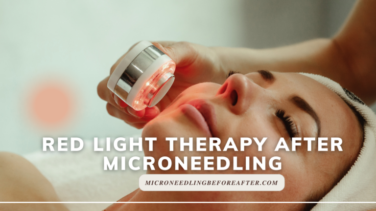 Red Light Therapy After Microneedling