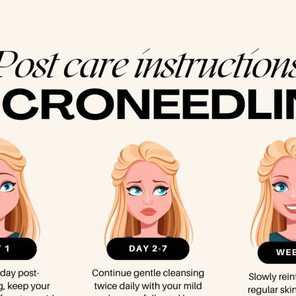 Microneedling post care instructions