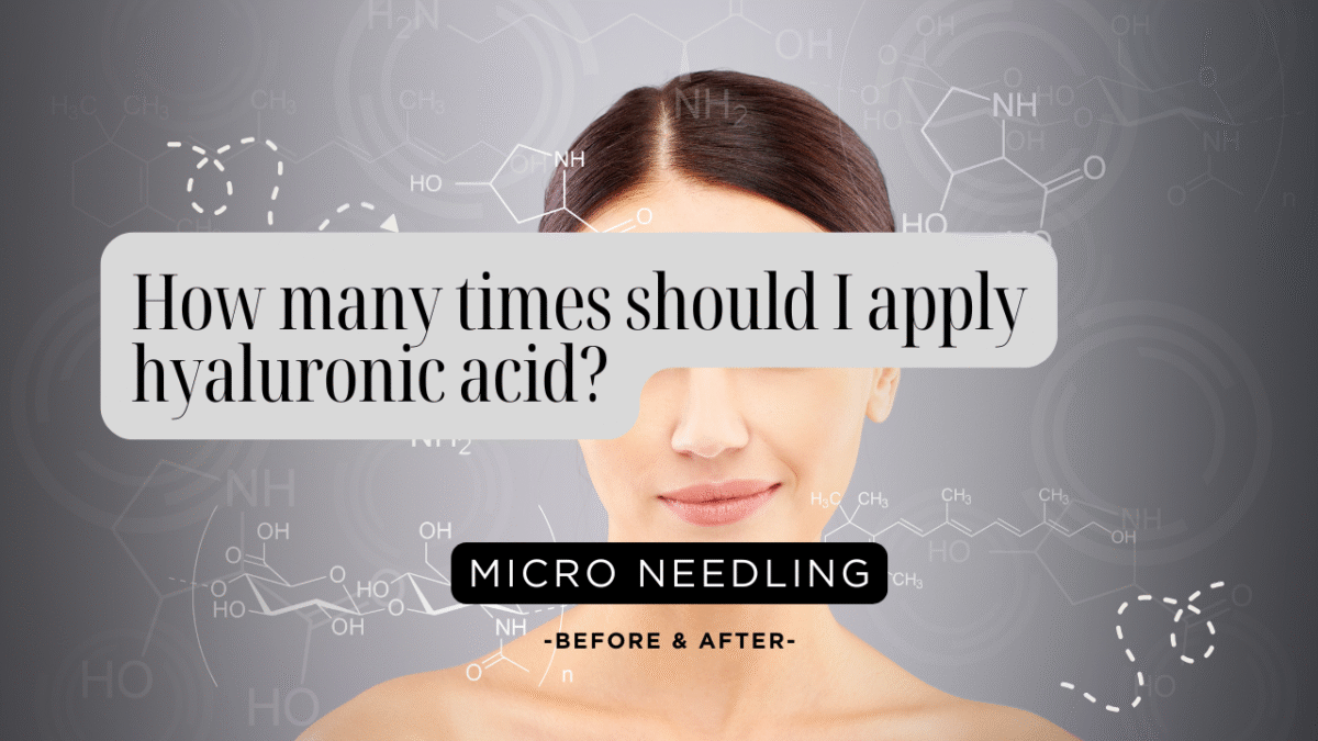 How many times should I apply hyaluronic acid?