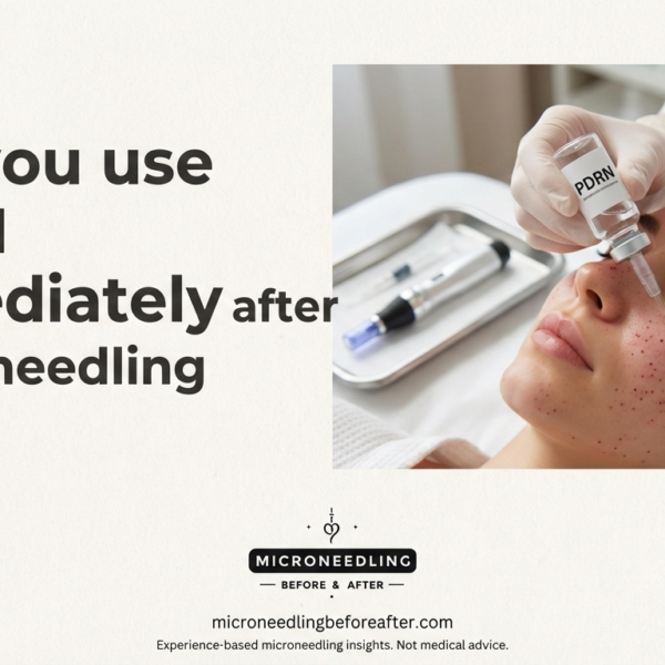Can You Use PDRN Immediately After Microneedling