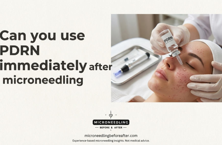 Can You Use PDRN Immediately After Microneedling