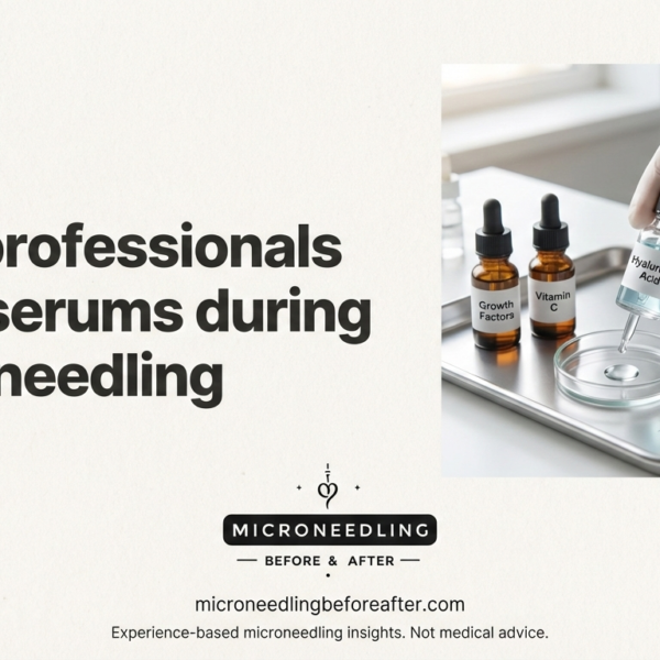 How Professionals Layer Serums During Microneedling