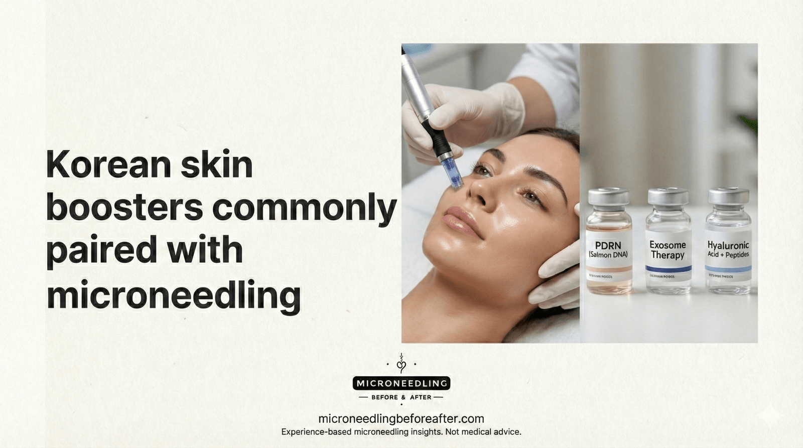 Korean Skin Boosters Commonly Paired With Microneedling