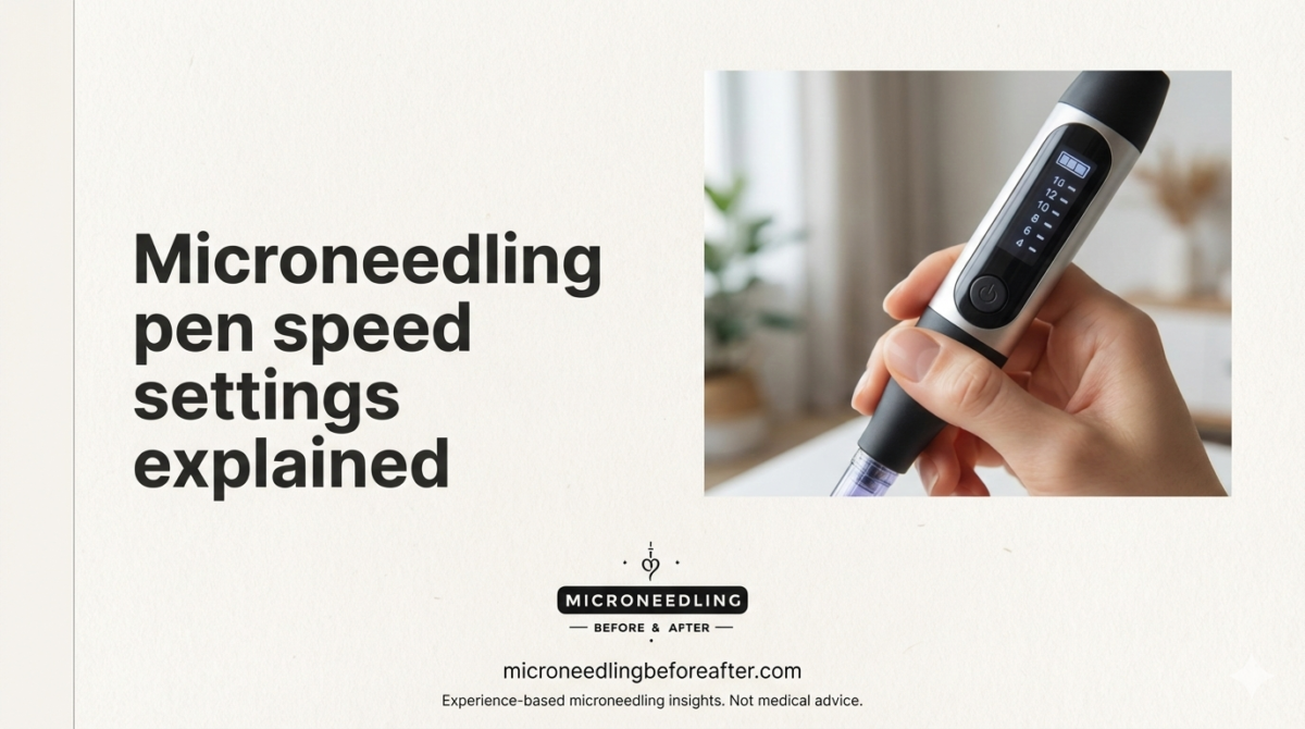 Microneedling Pen Speed Settings Explained