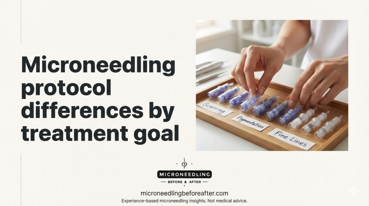 Microneedling Protocol Differences By Treatment Goal