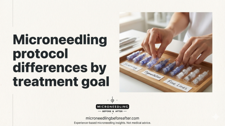 Microneedling Protocol Differences By Treatment Goal