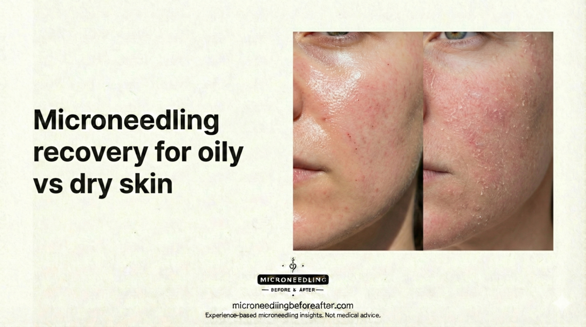 Microneedling Recovery For Oily Vs Dry Skin