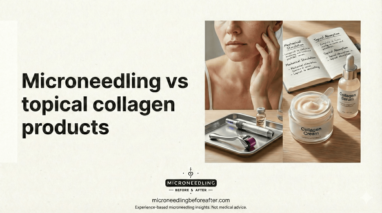 Microneedling Vs Topical Collagen Products
