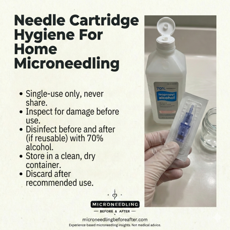 Needle Cartridge Hygiene For Home Microneedling