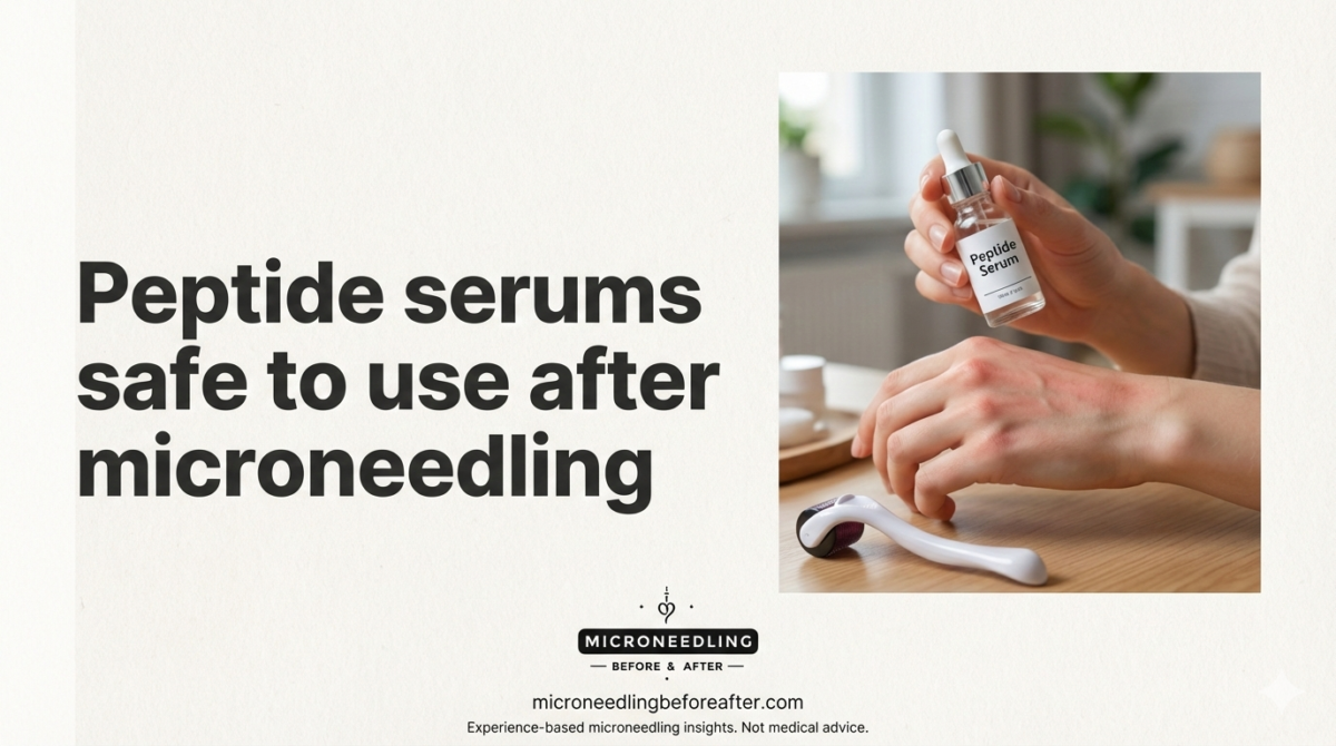 Peptide Serums Safe To Use After Microneedling