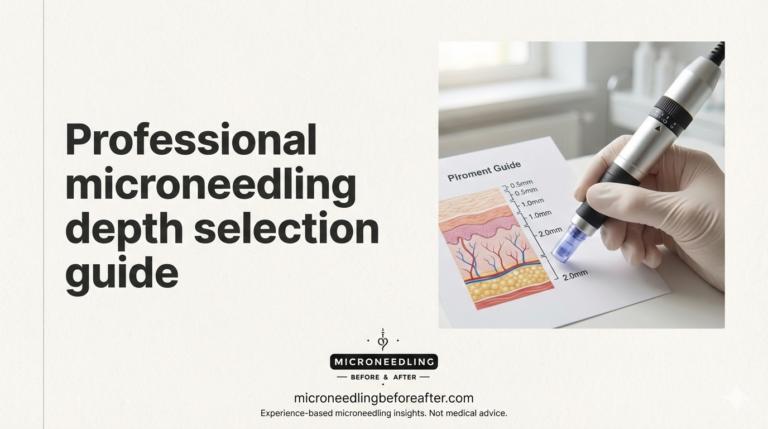 Professional Microneedling Depth Selection Guide