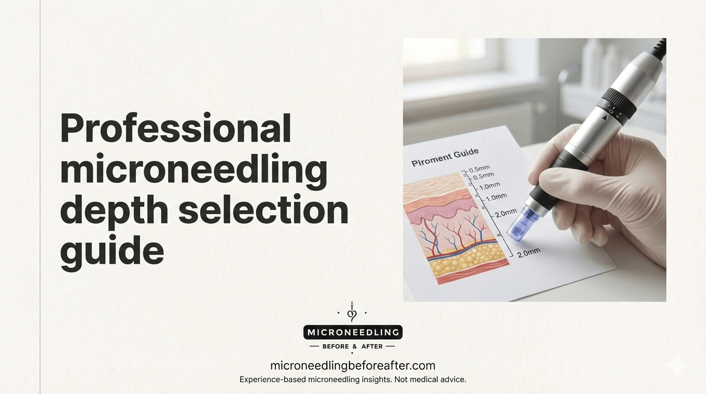 Professional Microneedling Depth Selection Guide