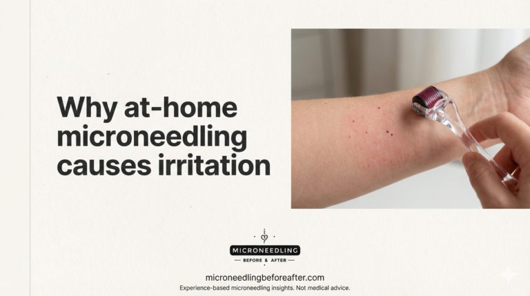 Why at-home microneedling causes irritation