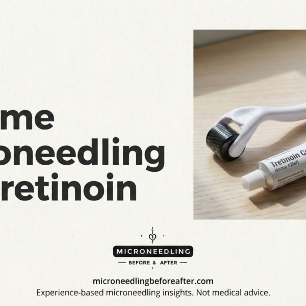 at home microneedling and tretinoin