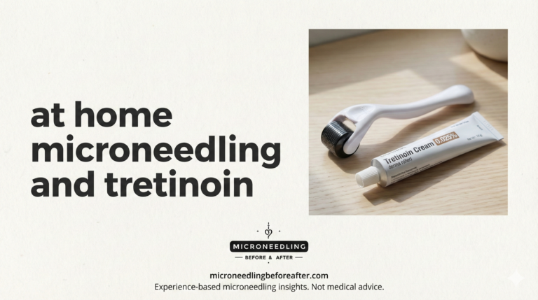 at home microneedling and tretinoin