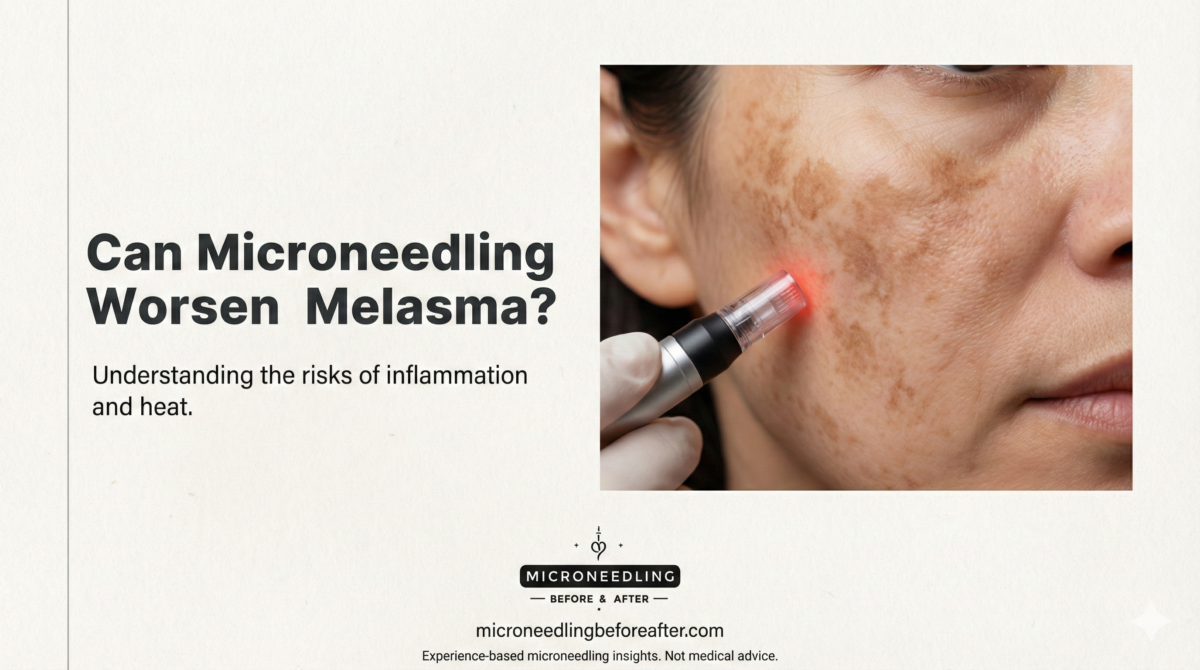 Can Microneedling Worsen Melasma