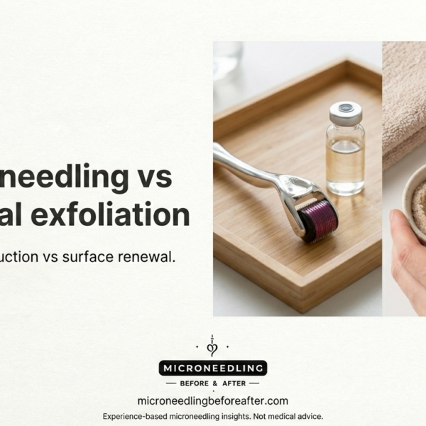 Microneedling Vs Manual Exfoliation